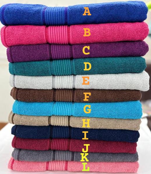 💰 BEST OFFER 💰 - NEW ARRIVAL 1PC high Quality Prestige  coloured towels  Medium (70x140cm) At Affordable price