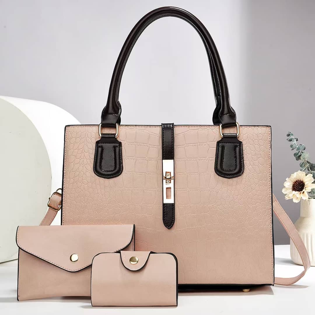 🎯 SMART OFFER 🎯 - [OFFER!!] [OFFER!!] 3 IN 1 Classy Affordable Durable Fancy New arrival Ladies Shoulder Bags Ladies Bag Fashion Bag Women's Casual Trend Shoulder Bag At Affordable Price