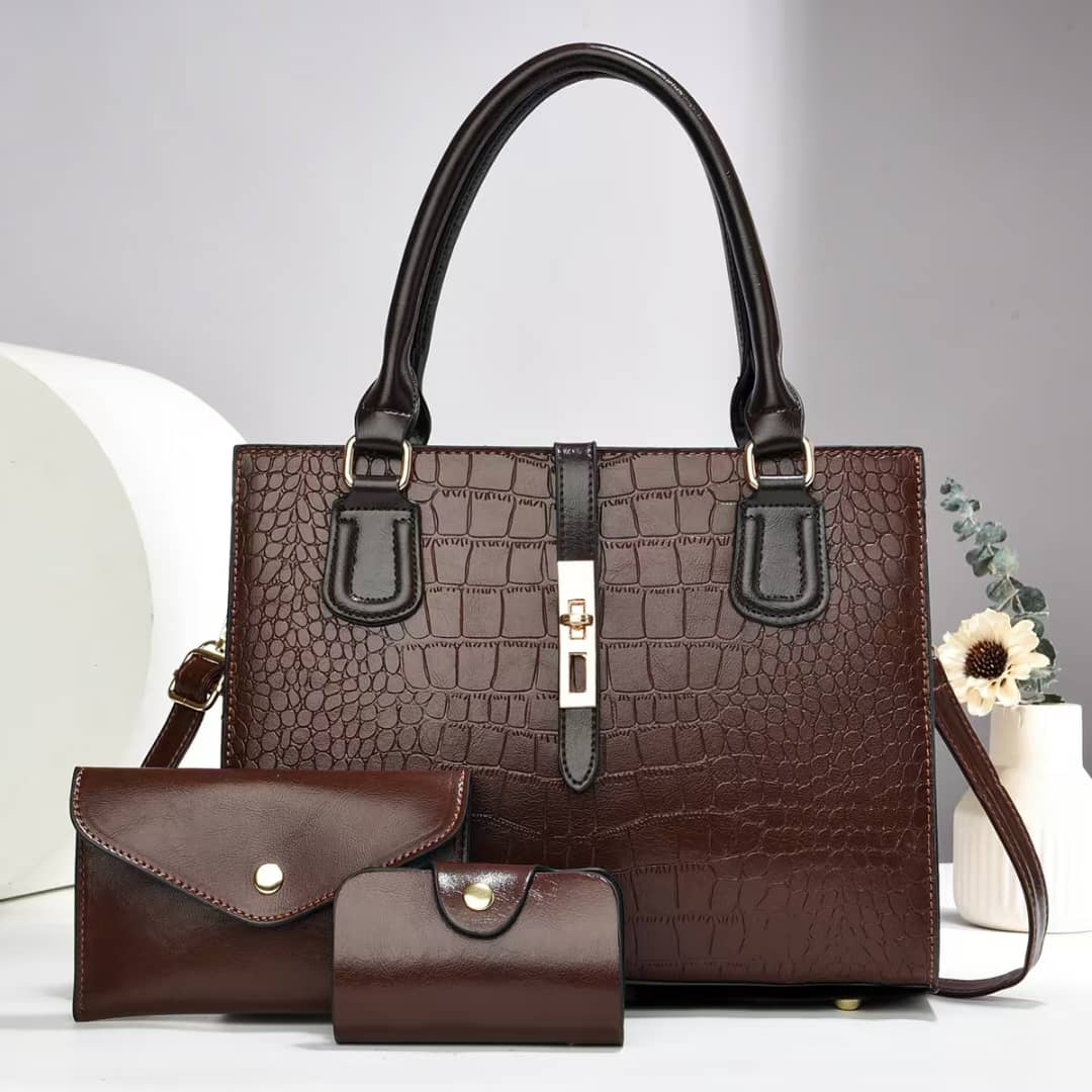 ⚡ INSTANT OFFER ⚡ - [HOT DEAL!!!!] 3 IN 1 Classy Affordable Durable Fancy New arrival Ladies Shoulder Bags Ladies Bag Fashion Bag Women's Casual Trend Shoulder Bag At Affordable Price