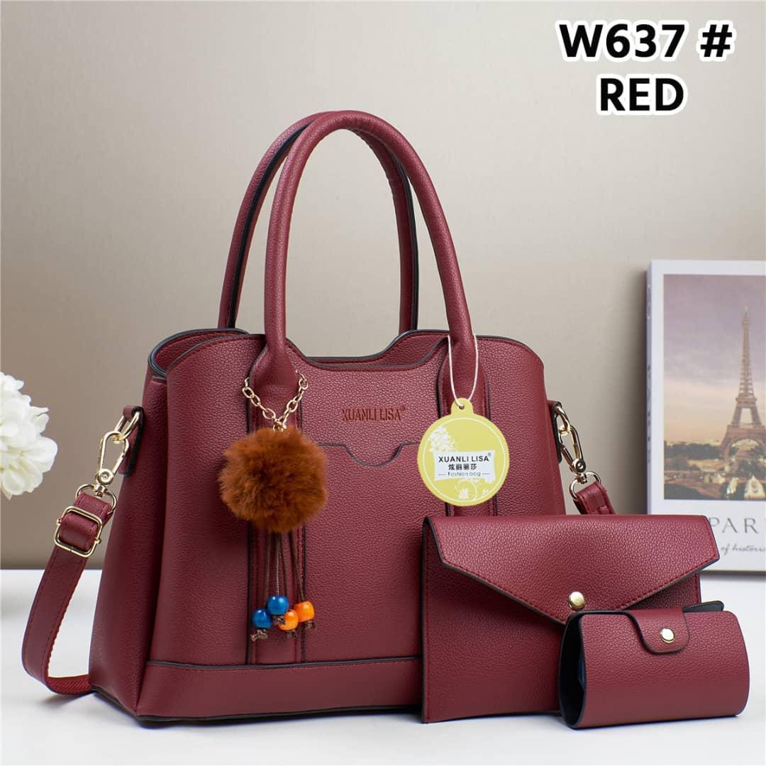 💥 SUPER OFFER 💥 - NEW ARRIVAL  3 IN 1 Classy Affordable Durable Fancy New arrival Ladies Shoulder Bags Ladies Bag Fashion Bag Women's Casual Trend Shoulder Bag At Affordable Price