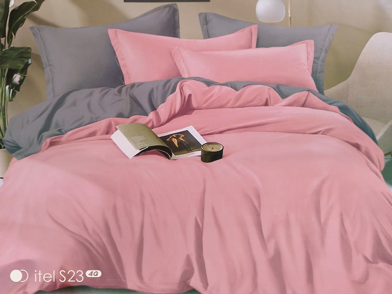 🎯 BEST VALUE OFFER 🎯 - [ 6 x 7 ] 5Pcs High Quality Stylish  Cotton duvet covers (1 duvet cover ,1 bedsheet  and 4 pillowcases) at affordable price