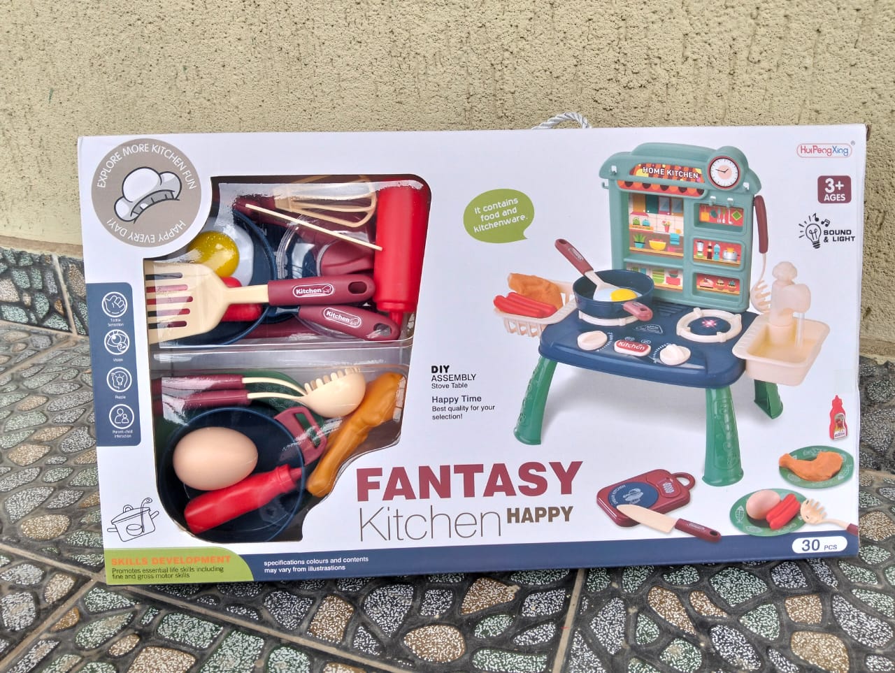 [ SHOP SMART AND SAVE BIG AT AN AMAZING OFFER PRICE 🤩🤩✨ !!!  30 PCS BRAND NEW VERY QUALITY DURABLE FANTASY KIDS KITCHEN SET AT BEST PRICE