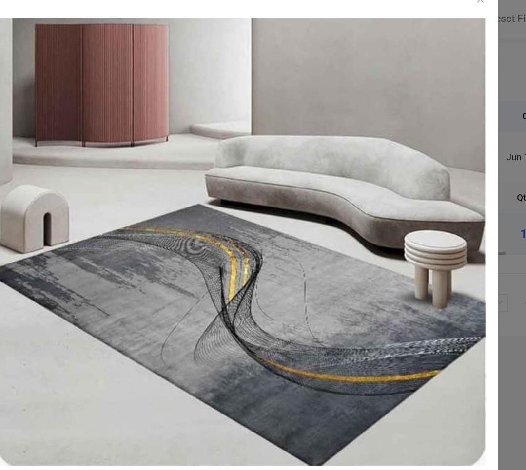 [ MAKES IT EASY AND SAVES COSTS 🤩🤩✨ !!! ] 1Pc Size 5X8 Classy Brand New High Quality Stylish and Luxurious HD/3D Carpets .That Matches and Fits Perfectly With Your Home Decor ✨👌