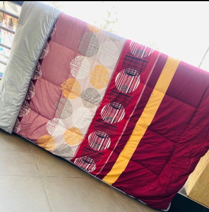 [ EXPERIENCE LUXURY FOR LESS!!!]🔥 🥑🌽ONLY AT KILIMALL !!! ]  4Pcs Size 6X7 Classy Brand New High Quality Durable  and Luxurious Cotton Duvet ,One Sheet & Two Pillowcases   at Affordable Price