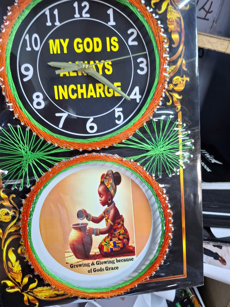 [🔥SPECIAL LIMITED OFFER🔥 🥑🌽ONLY AT KILIMALL !!! ] 2 IN 1 Brand New Very Quality Durable & Beautiful  wall clocks  Size 30cm X 45cm  at Affordable Price