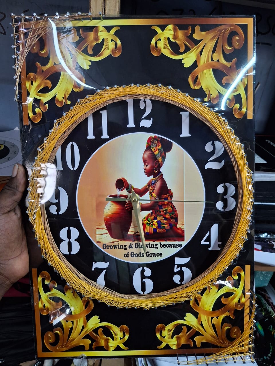 [🔥SPECIAL LIMITED OFFER🔥 🥑🌽ONLY AT KILIMALL !!! ]  1Pc Brand New Very Quality Durable & Beautiful  wall clocks  Size 30cm X 45cm  at Affordable Price