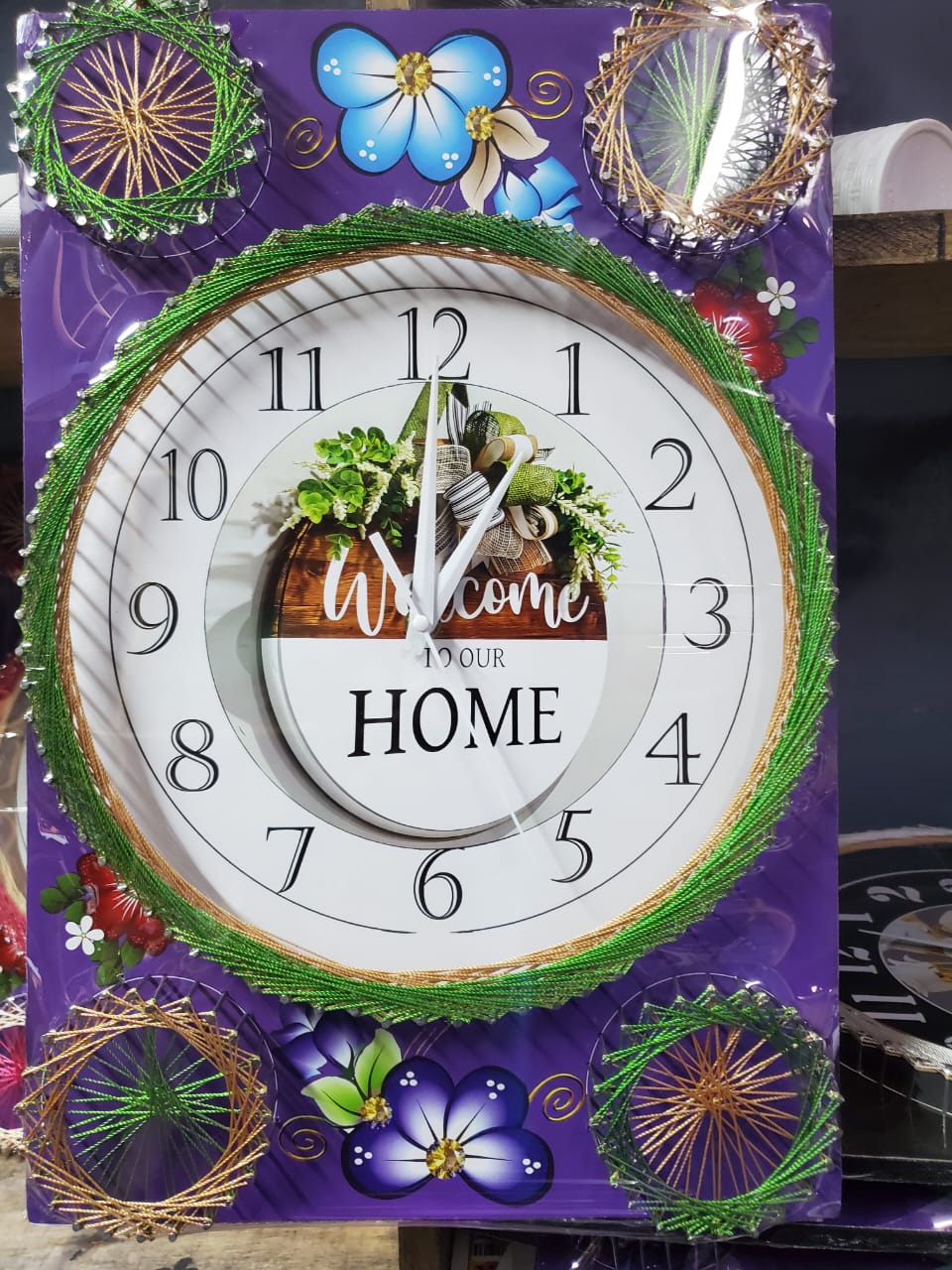 [🔥SPECIAL LIMITED OFFER🔥 🥑🌽ONLY AT KILIMALL !!! ]  1Pc Brand New Very Quality Durable & Beautiful  wall clocks  Size 30cm X 45cm  at Affordable Price