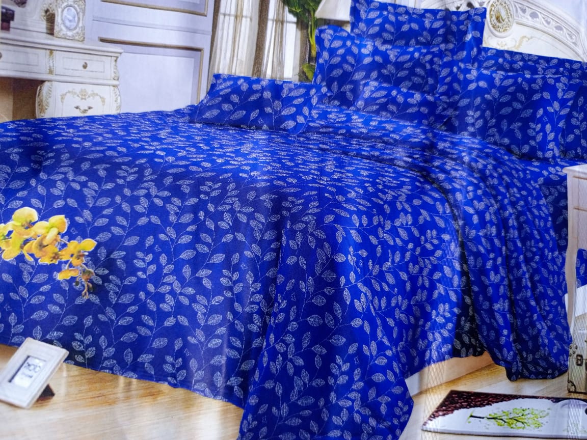 🤑**HOT DEALS 🔥 🌽ONLY AT KILIMALL !!! **🥑!!] 4Pcs Size [ 5 X 6 ] Brand new Stylish and Luxurious  Pattern Duvet cove✨1 pc duvet cover ✨1 pc bedsheet  ✨2 pcs pillow cases
