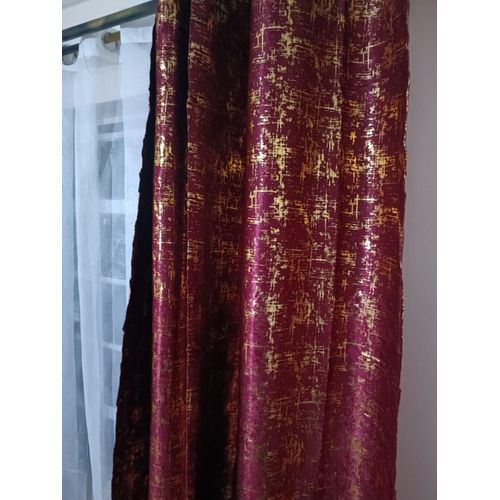 🤑**HOT DEALS 🔥 🌽ONLY AT KILIMALL !!! **🥑!!]  4Pcs Brand new Stylish and Luxurious Exclusive  marble velvet curtains ✨ 2 pc Curtains -1.5 m each ✨ 2pcs shears  - 1.5 m each ▪️Height-2.5m