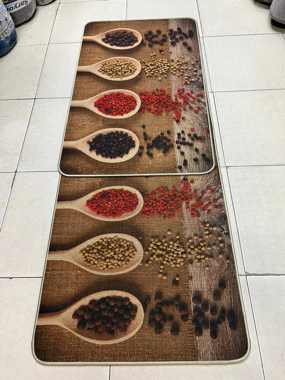 🔥 SPECIAL OFFER 🔥 - 1PC Rubber Kitchen Floor Mat  Non-Slip Dirt & Moisture Absorbing Modern Design