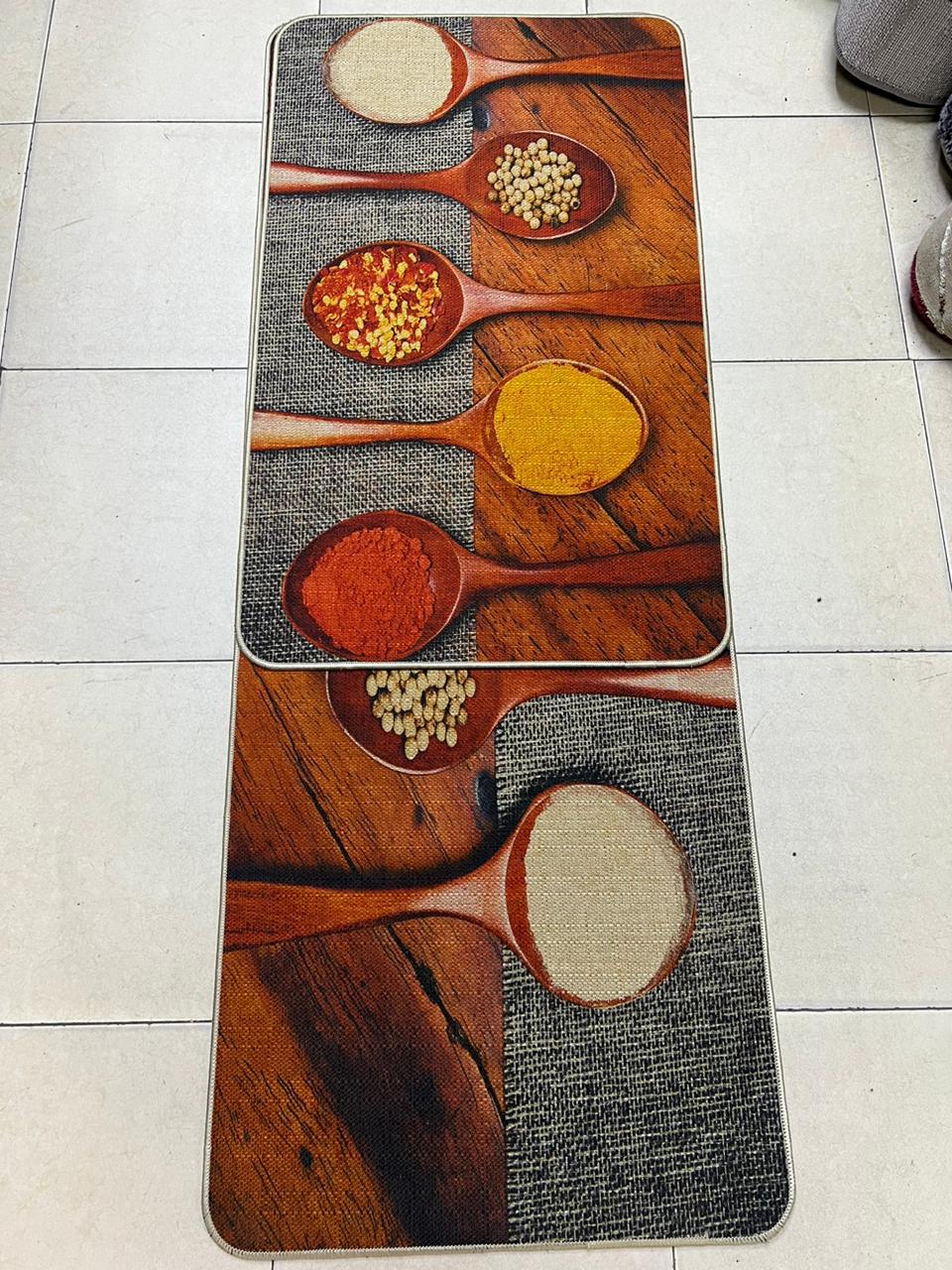 🔥 SPECIAL OFFER 🔥 - 1PC Rubber Kitchen Floor Mat  Non-Slip Dirt & Moisture Absorbing Modern Design