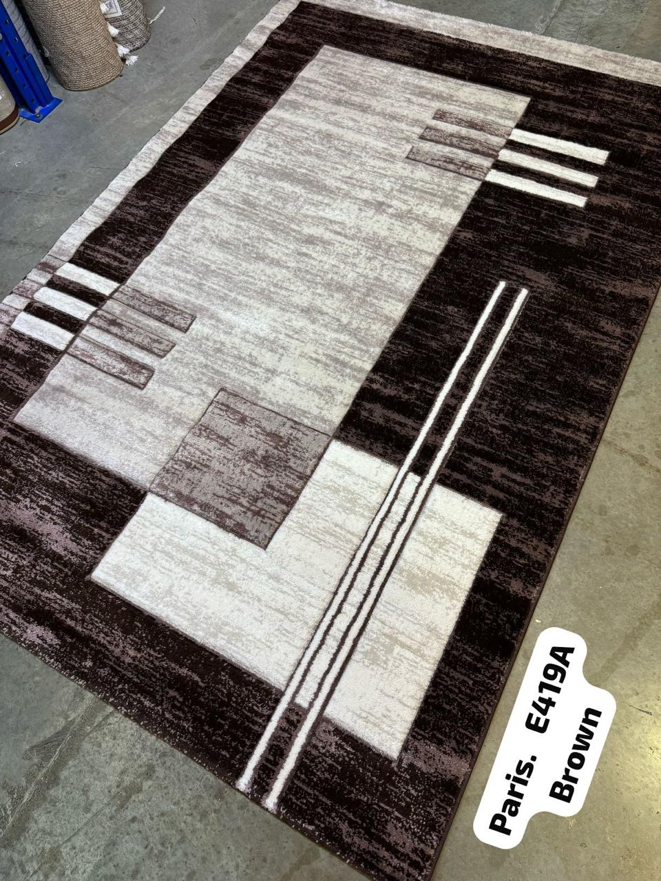 ⚡ FLASH OFFER ⚡ 1PC Paris 5x8ft Modern Living Room Carpet – Soft, Washable & Elegant Area Rug