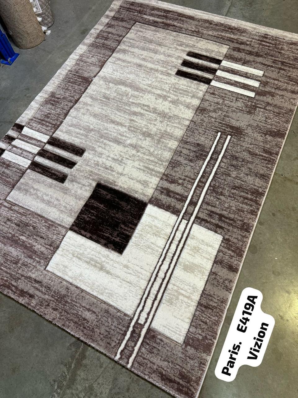 ⚡ FLASH OFFER ⚡ 1PC Paris 5x8ft Modern Living Room Carpet – Soft, Washable & Elegant Area Rug