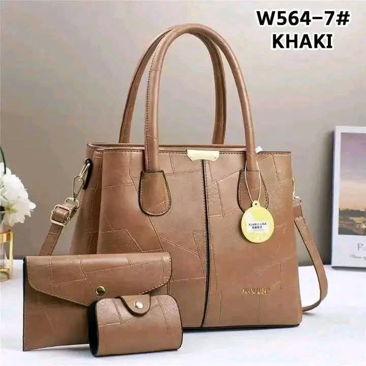 💥 DISCOUNT OFFER 💥 - 3 in 1 Women’s Handbag Set, Stylish Shoulder Bag, Crossbody & Clutch, Spacious, Durable Fashion Bags