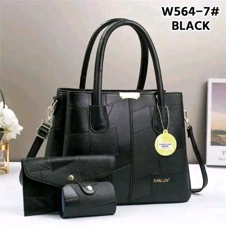 💥 DISCOUNT OFFER 💥 - 3 in 1 Women’s Handbag Set, Stylish Shoulder Bag, Crossbody & Clutch, Spacious, Durable Fashion Bags