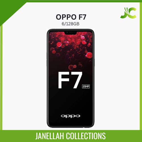 (Clearance Offer)REFURBISHED OPPO SMARTPHONE F7 6GB RAM 128GB ROM 6.2inch 3400mAh Dual SIM 25MP+16MP Warranty 3months Colour-Black
