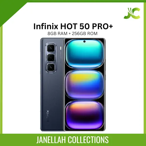 (Clearance Offer)Brand New Infinix Smartphone Infinix Hot 50 Pro+, Model No.X6880,6.78-inch 3D curved AMOLED display,8GB RAM,256GB ROM,50MP main camera,13MP front camera,5000mAh non-removable battery