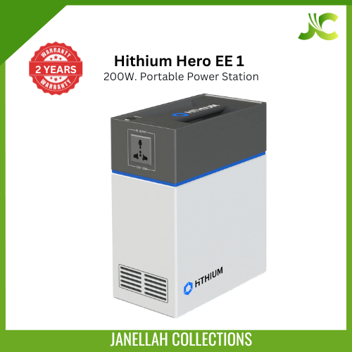 (Anniversary Sale)Hithium HeroEE1 Portable Power Station solar, car and wall powered Lithium 3 In 1 Inverter+Battery+Solar Controller Output 200W Power 1004Wh Hithium super power bank  2yrs Warranty