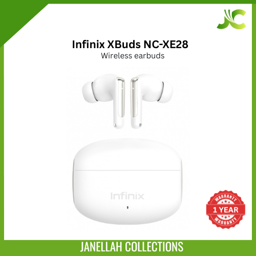 [Special Offer]Infinix Wireless Earphones Xbuds NC-XE28 -1 Year Warranty