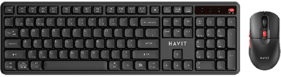[Christmas Clearance Sale] Havit PC Series Wireless Keyboard+Mouse Combo, model KB261WB,dual-mode connectivity,compatible with a wide range of devices, including PCs, laptops, and smart devices