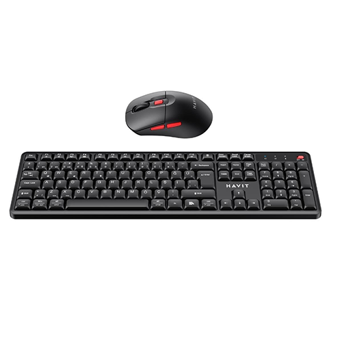 [Christmas Clearance Sale] Havit PC Series Wireless Keyboard+Mouse Combo, model KB261WB,dual-mode connectivity,compatible with a wide range of devices, including PCs, laptops, and smart devices