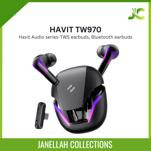 [Christmas Clearance Sale] Havit Audio series-TWS earbuds, Bluetooth earbuds, model TW970, true wireless earbuds designed primarily for a gaming audience also suitable for general use
