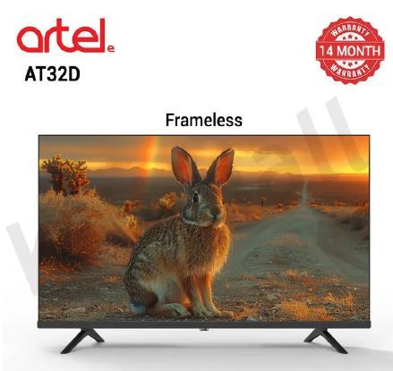Artel 32 inch Frameless Digital TV(AT32D) with 3Months Warranty,AC Energy Saving Televison