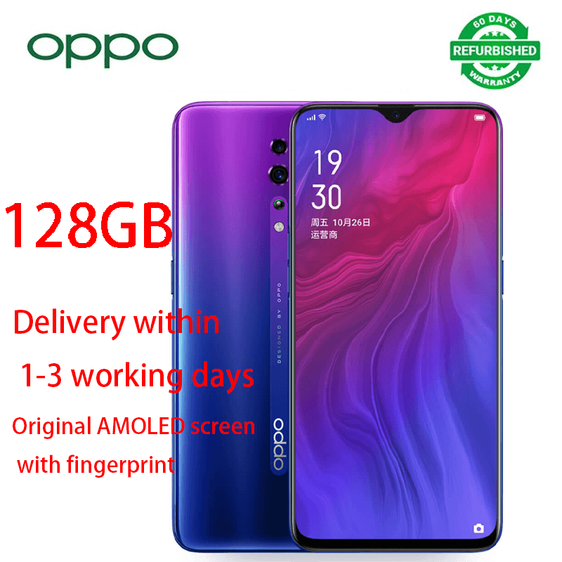 Refurbished oppo Reno Z 6.4 inch 8+128GB/6+256GB 4035mAh Face Unlock No Fingerprint Dual nano-SIM/Nano-SIM/Nano-USIM