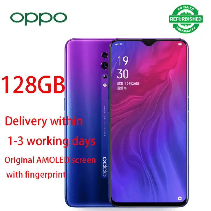 Refurbished oppo Reno Z 6.4 inch 8+128GB/6+256GB 4035mAh Face Unlock No Fingerprint Dual nano-SIM/Nano-SIM/Nano-USIM
