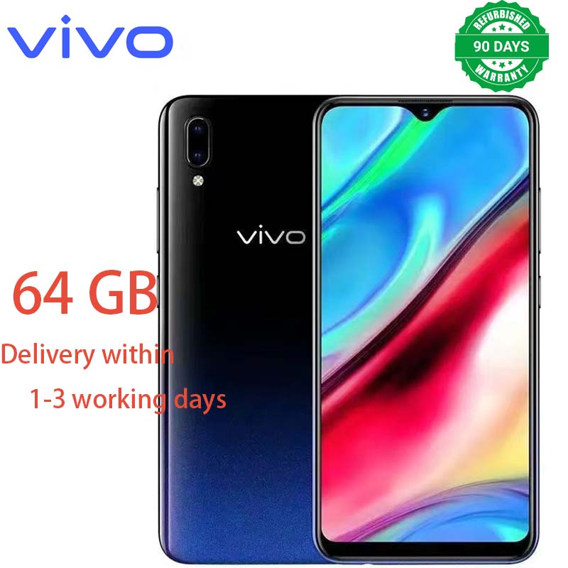 Refurbished VIVO Y93s Y93  6.2 inch 64GB 4030mAh Dual SIM 2G/3G/4G Qualcomm Snapdragon 439 Smartphone Affordable Phone