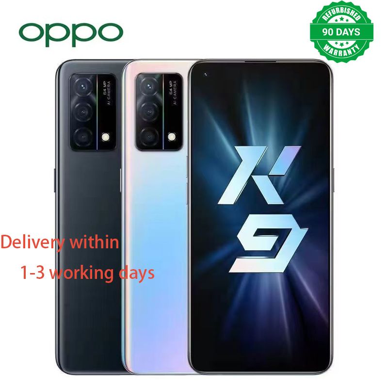 Refurbished Phone OPPO K9 5G Phone, 6.43-inch, 128GB/256GB, 4300mAh, Qualcomm Snapdragon 768G, 64MP+32MP, Dual SIM
