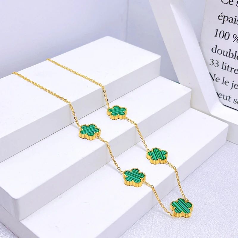 Stainless Steel Clover Jewelry Necklace