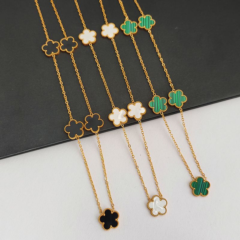 Stainless Steel Clover Jewelry Necklace