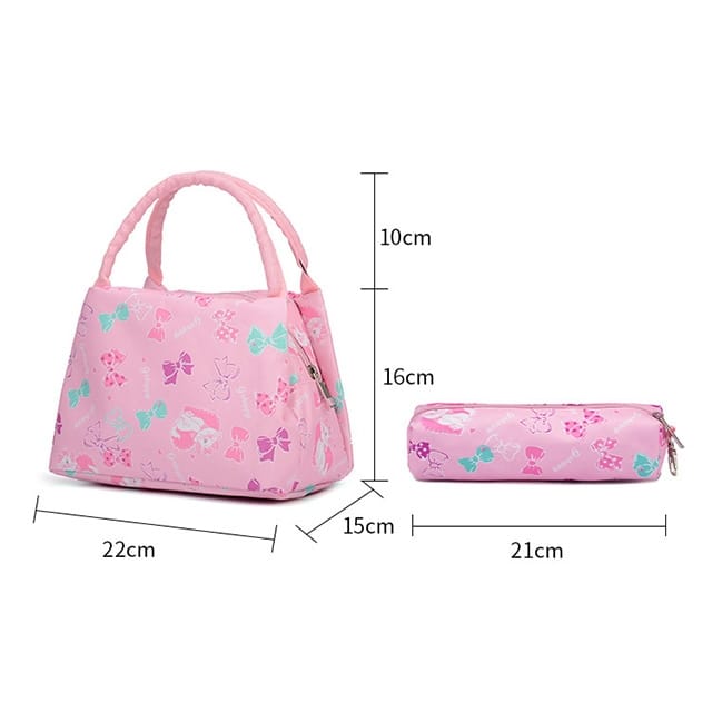 BOW PRINT SCHOOL BAGS FOR TEEN GIRLS PRIMARY WATERPROOF  SCHOOL BAGS  KIDS BACKPACK