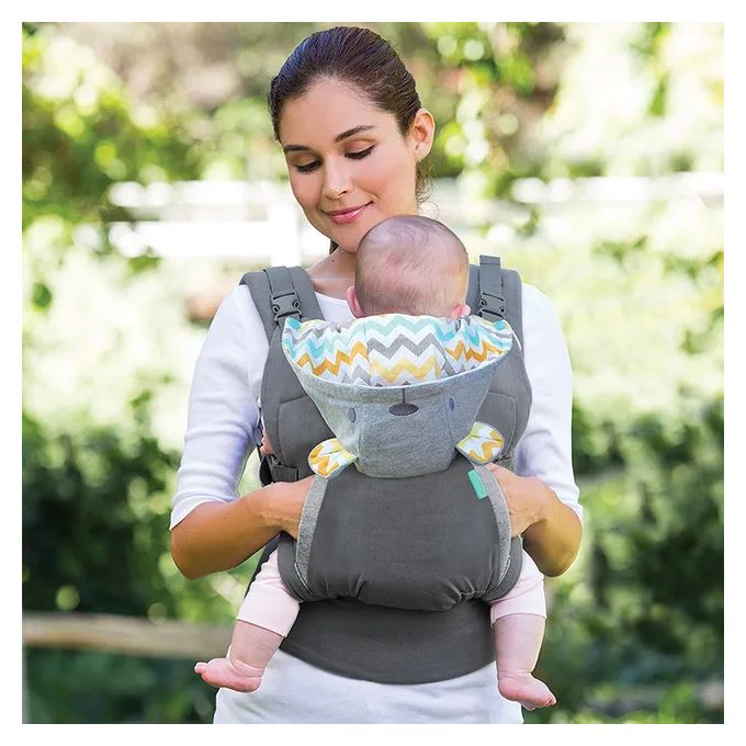 Infantino comfy Cuddle Hoodie Baby Carrier NEW Ergonomic-grey