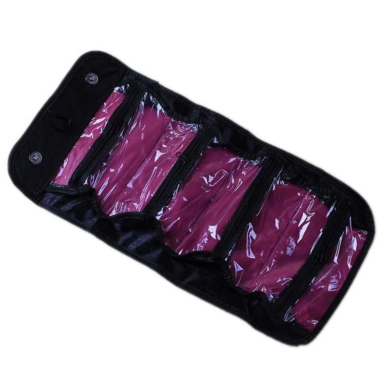 Roll N Go Cosmetics Roll N Go Make Up Bag Travel Cosmetic Bag Portable Makeup Bag/ Pouch WomenBathroom Washbag Multifunctional Toiletry Kit Storage Box