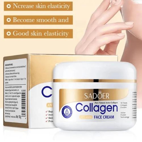 Anti Wrinkles Collagen Cream, Anti Aging Collagen, Moisturizing, Smoothing and Fades Fine Lines