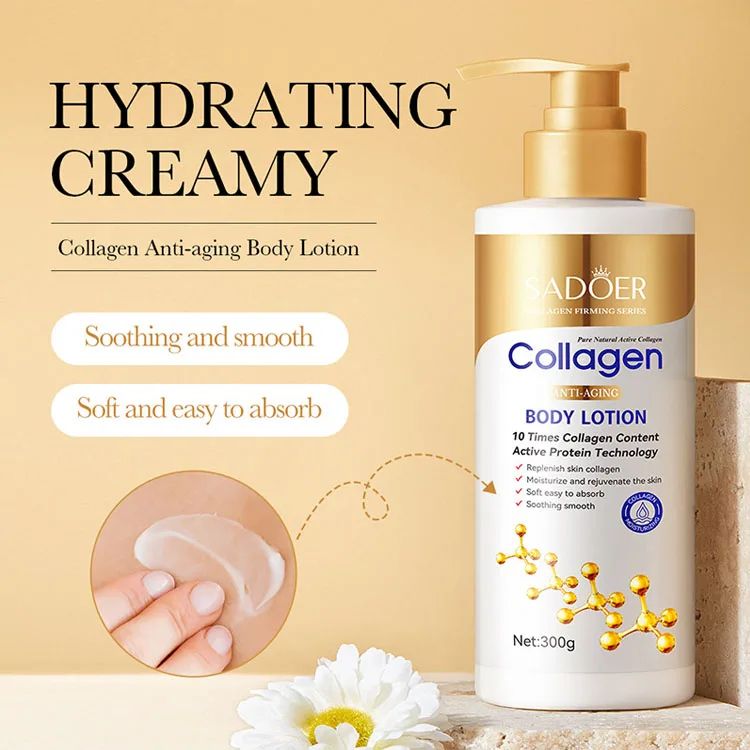 SADOER 2in1 Collagen Hand And Body lotion and Face Cream For Anti-aging,Moisturizing Skin Care set