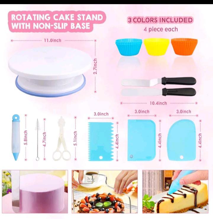 ♦️OFFER!! OFFER!! 106 PCS BAKING TOOLS
Easy To Clean & Durable Baking Tools & Accessories , Baking Tools Set