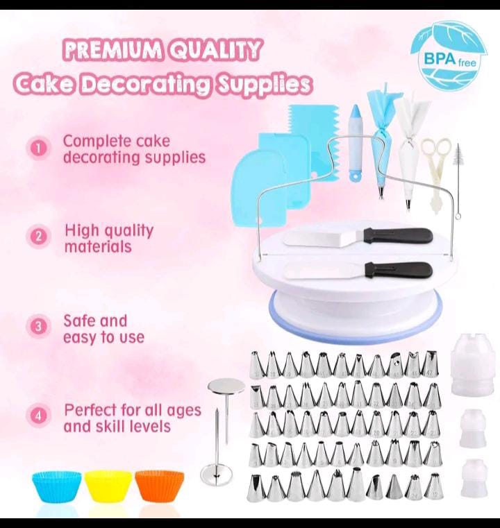 ♦️OFFER!! OFFER!! 106 PCS BAKING TOOLS
Easy To Clean & Durable Baking Tools & Accessories , Baking Tools Set