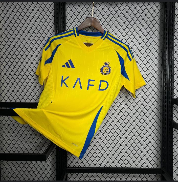 2024/2025 Best Quality New Season AL NASSR Original Home Kit Football Jersey ; New Authentic Unisex Jersey
