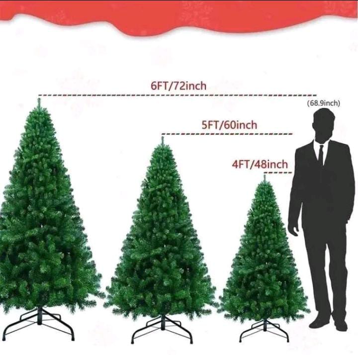 Offer!!! Xmas Cyprus Artificial Christmas Trees; 3ft, 4ft, 5ft,6ft,7ft,8ft