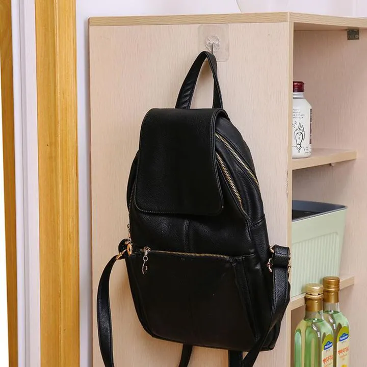 【Promotion】Set of 10PCS Transparent Non-marking Hook Kitchen Bathroom Accessories