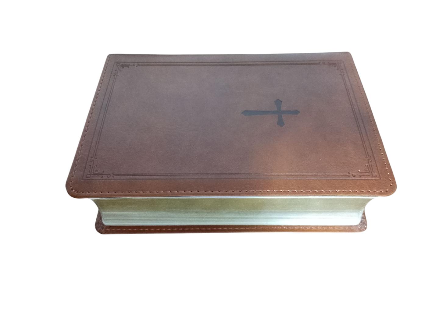 NKJV COMPACT REFERENCE BIBLE, HOLY BIBLE, NEW KING JAMES VERSION BIBLE, LEATHER COVER BIBLE, THUMB INDEX BIBLE
