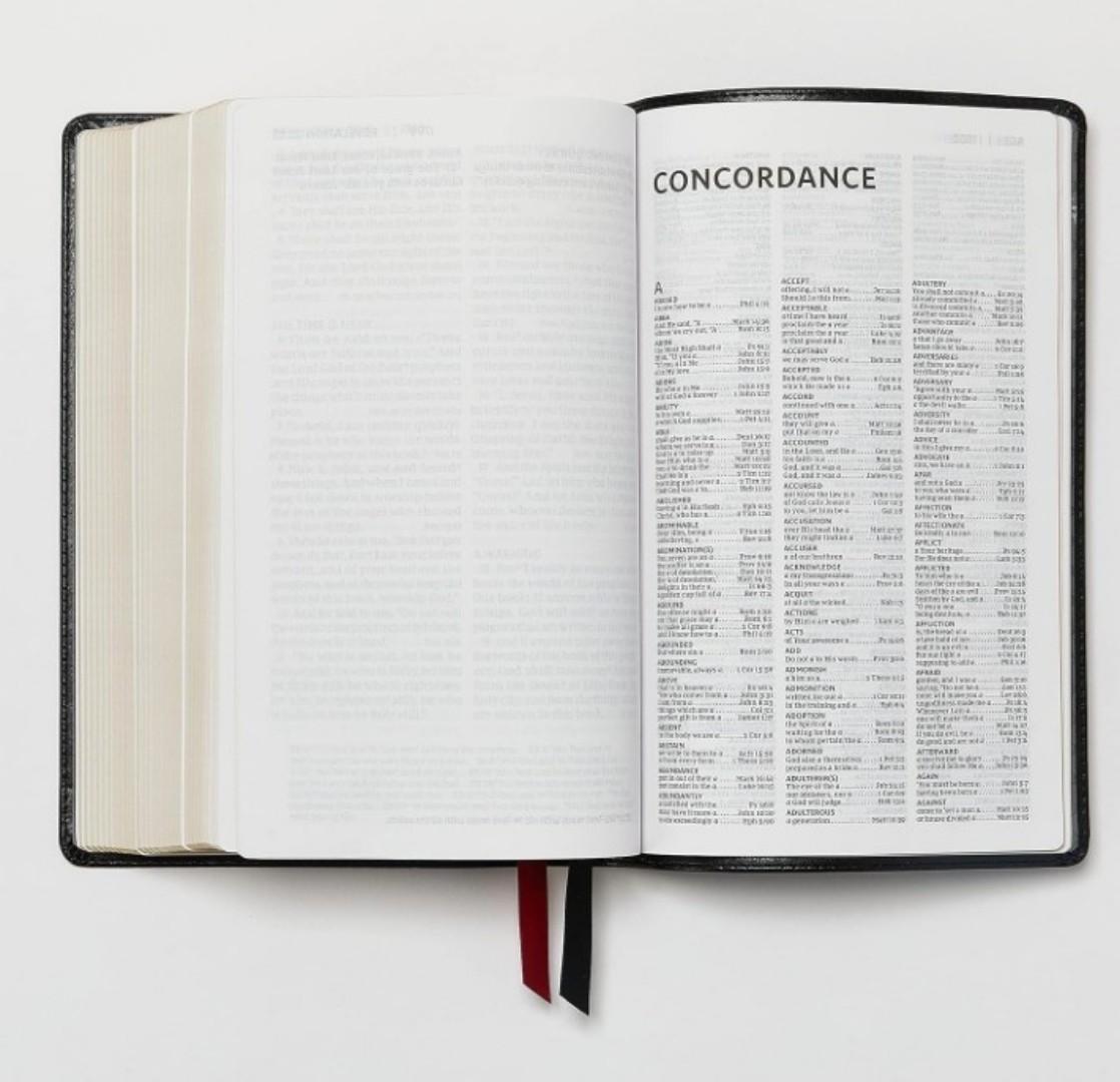 NKJV COMPACT REFERENCE BIBLE, HOLY BIBLE, NEW KING JAMES VERSION BIBLE, LEATHER COVER BIBLE, THUMB INDEX BIBLE