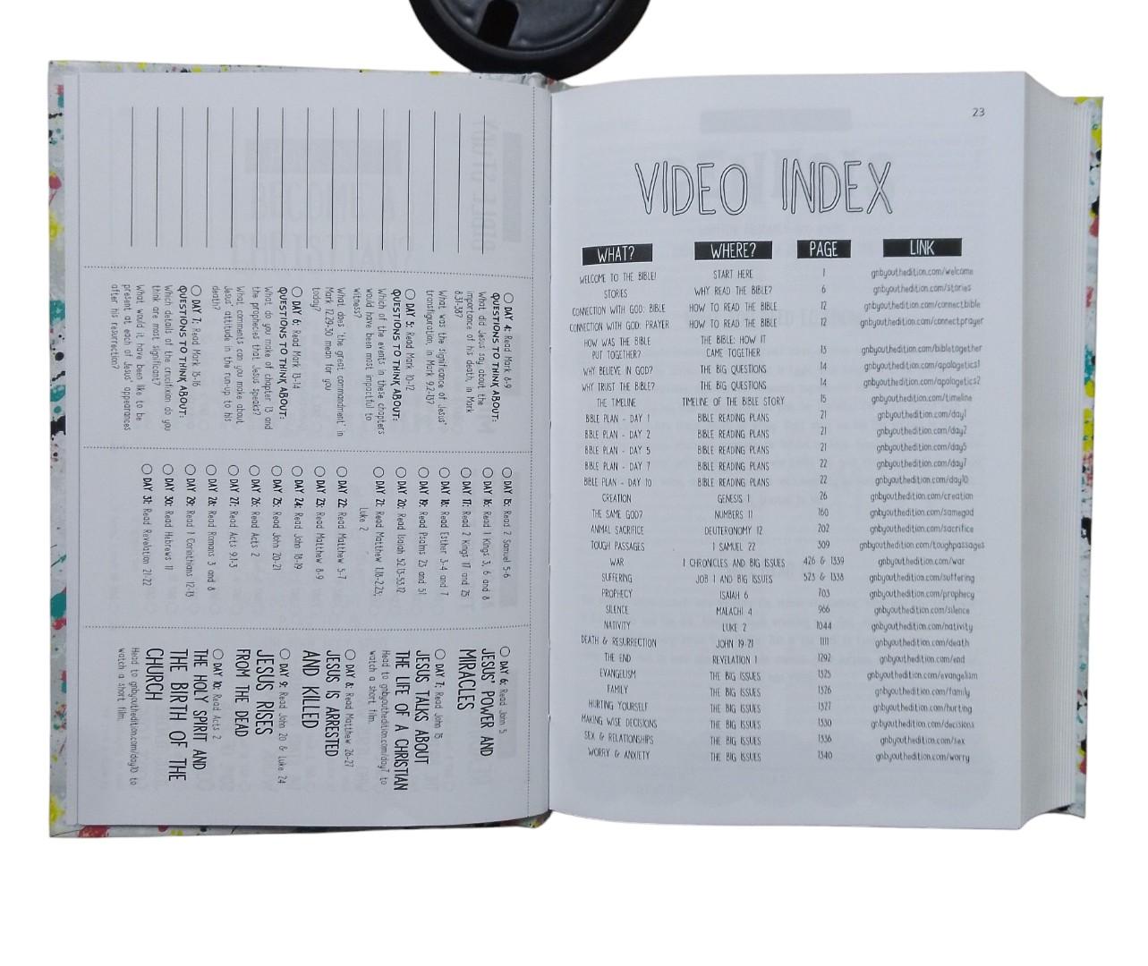 GOOD NEWS BIBLE - YOUTH INTERACTIVE BIBLE HOLY BIBLE, HARDCOVER