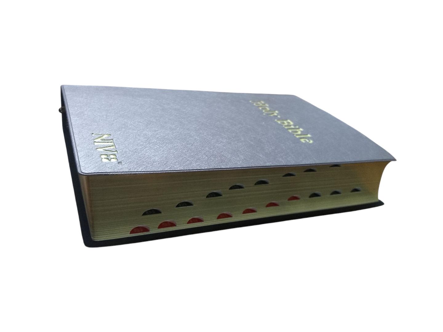 NIV GIANT PRINT THUMB INDEX BIBLE BROWN, NEW INTERNATIONAL VERSION BIBLE, HOLY BIBLE