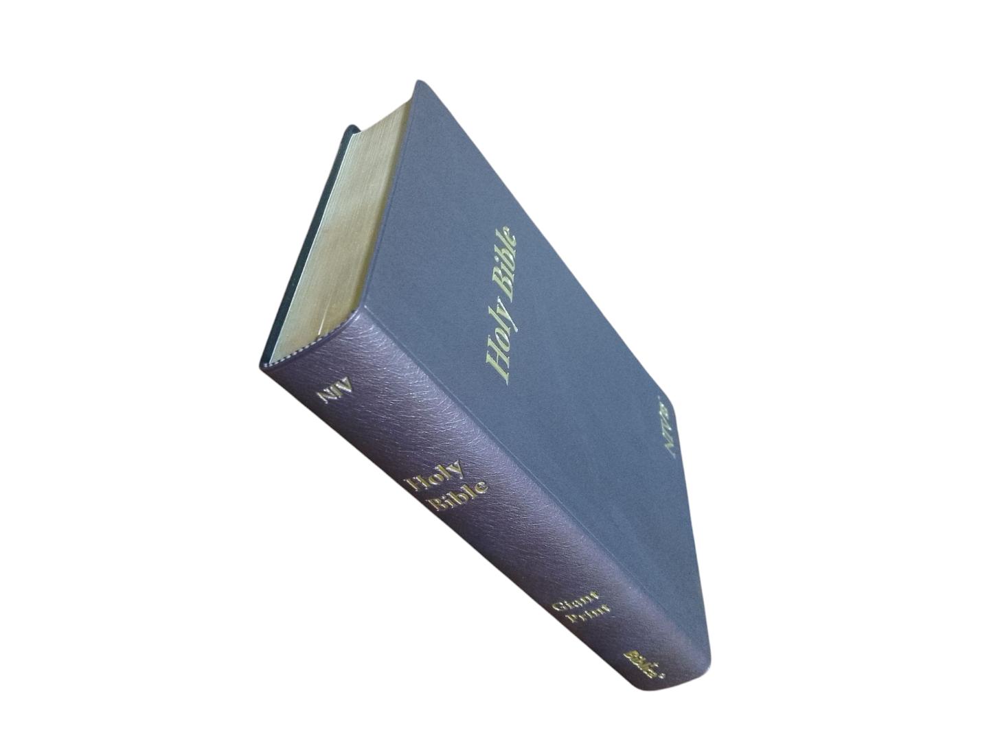 NIV GIANT PRINT THUMB INDEX BIBLE BROWN, NEW INTERNATIONAL VERSION BIBLE, HOLY BIBLE
