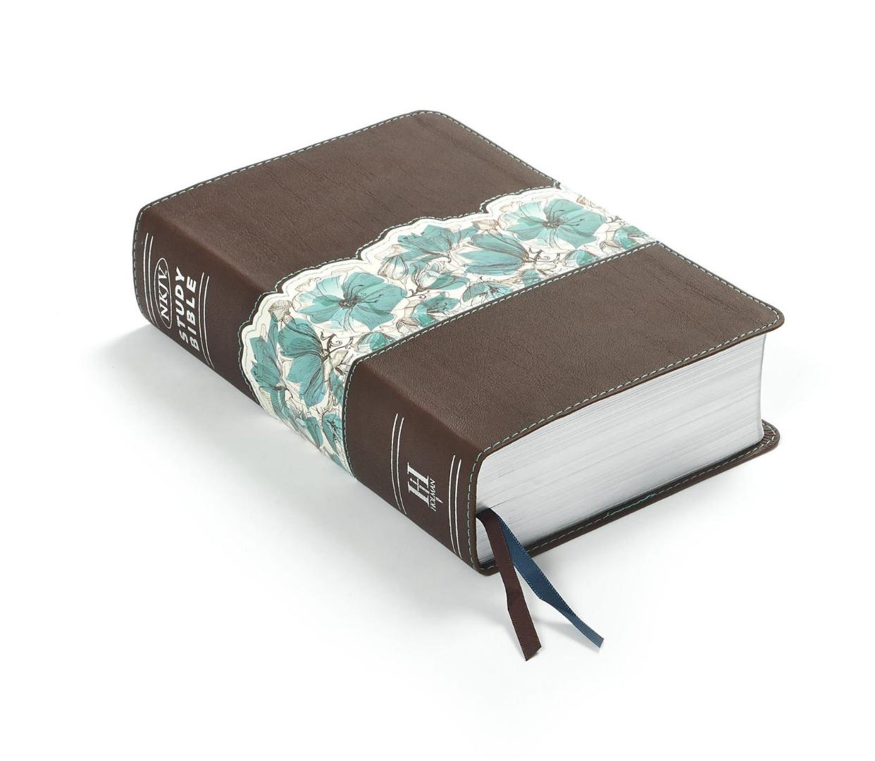 NKJV PERSONAL SIZE STUDY BIBLE, HOLY BIBLE THUMB INDEX, LEATHER COVER BIBLE, NEW KING JAMES VERSION STUDY BIBLE