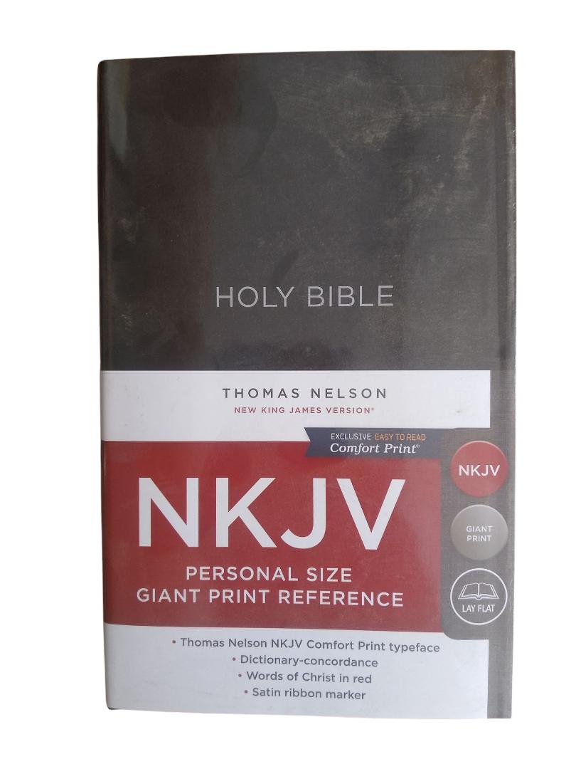 NKJV PERSONAL SIZE LARGE PRINT HARD COVER, HOLY BIBLE, NEW KING JAMES VERSION BIBLE